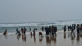 puri beach live [upl. by Htebazileyram329]