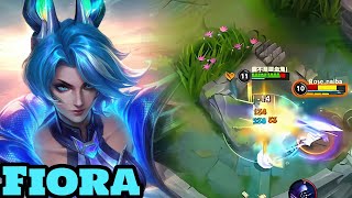 Wild Rift Fiora Battle Hound Fiora gameplay rank season 15 [upl. by Marva711]