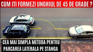 PARCAREA LATERALĂ CU SPATELE ÎNTRE DOUĂ MAȘINI PE PARTEA STÂNGĂ Ep 10  repere și sfaturi [upl. by Ajin703]