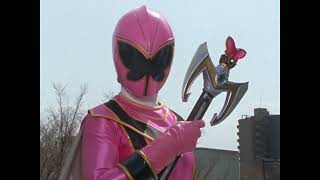 Magiranger amp Mystic Force  Pink Rangers Magic Japanese footages VS American footages [upl. by Adliw]