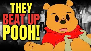 INSANE Attack on Winnie the Pooh in China Leaves Cast Member Hobbled Disney Parks Pummeling [upl. by Tnomel]