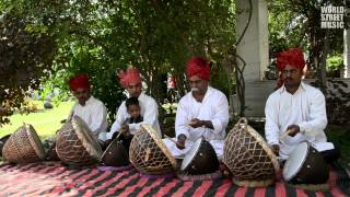 Nathulal Solanki Desert drummers in Pushkar Raagistaan India  2 [upl. by Eeladnerb854]