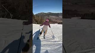 Megan Testing the 2024 Nordica Santa Ana 88 at Waterville Valley [upl. by Ailuig]