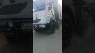 Tata Signa bs6 12 chakka tipper and 🚜🚑 Hindi song [upl. by Nidya]