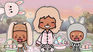 Rich Family Day During EASTER 🐣🌷  with voice  Toca Boca Life World [upl. by Alaham]