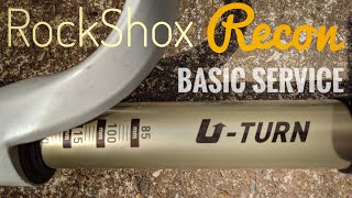 RockShox Recon UTurn Lower Leg Service [upl. by Freed]