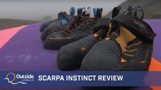 Scarpa Instinct VS VSR and Lace Climbing Shoes [upl. by Osnohpla]