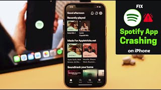 Spotify Keeps Crashing on iPhone Heres The Fix 2022 [upl. by Gnaig806]