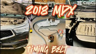 2018 Acura MDX Timing belt DIY 101 class acura timingbelt honda diy [upl. by Marianne553]