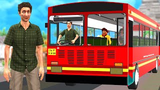 लालची बस वाला Greedy Bus Wala Hindi Kahaniya Comedy Video Hindi Stories हिंदी कहानियां New Kahani [upl. by Alderman]