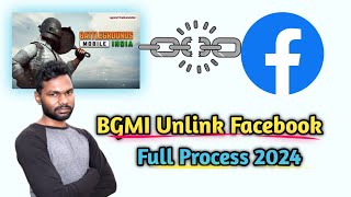 How To Unlink Fb From BGMI 2024 New  Pubg Account Unlink Kaise Kare Full Process [upl. by Lanie]