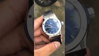 ⏳Hublot Classic Fusion Titanium Automatic 42mm Xanh Navy Kinh Điển 💙 hublot donghohublot [upl. by Attikin207]