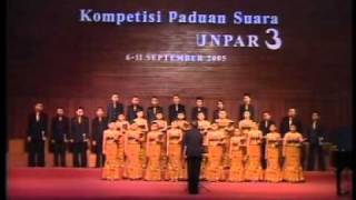 Gracioso Sonora Choir  O Beatum Et Sacrosanctum Diem  KPS UNPAR 2005 [upl. by Nebra]