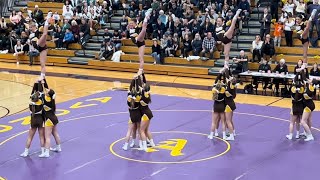 Adams Cheerleading at the OAA championship meet at Avondale High School [upl. by Iver544]