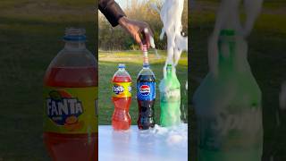 Mentos vs Pepsi vs Sprite vs Fanta The fantastic fountain [upl. by Angle]