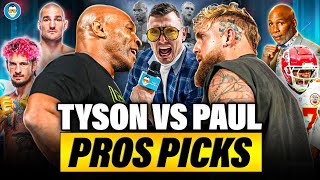 CRAZY Predictions on Mike Tyson vs Jake Paul [upl. by Balbur]