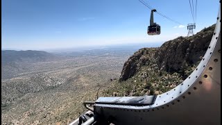 Sandia Peak Aerial Tramway  Riding the Roof [upl. by Anirehs42]