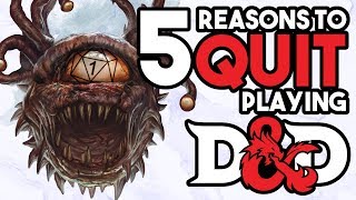 5 Reasons NOT to Play DampD [upl. by Bushey]