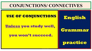 Correct use of Connectives  conjunction English grammar especially for class 89101112 [upl. by Aerdnu]