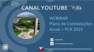 Webinar  Plano de Contratações Anual  PCA 2025 [upl. by Manvel]