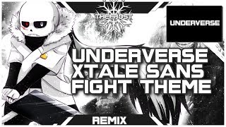 Underverse XTaleSansCross Fight Theme A FrostFM Dark Remix [upl. by Goldi748]