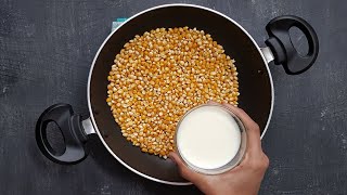 Caramel Popcorn recipe  Sweet popcorn [upl. by Nylaf409]