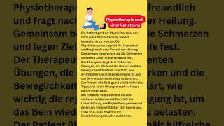 Physiotherapie deutschlernen germanlessons lernedeutsch learngerman foryou [upl. by Wolfson]