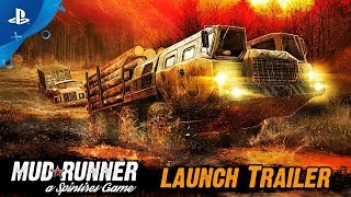 Expeditions A MudRunner Game  Release Date Reveal Trailer [upl. by Haerle]