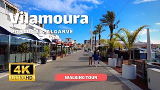 Vilamoura Algarve 2023 🇵🇹 – Walking Tour 4k – Portugal winter [upl. by Jess]