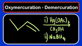 OxymercurationDemercuration l Reactions of alkene  Organic Chemistry [upl. by Fidelia]