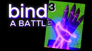 bind³ a battle of the BINDS ⛓️ Slap Battles  ROBLOX [upl. by Lalo]