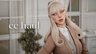 cc finds oct 2023┊los sims 4 contenido personalizado haul [upl. by Tarrance931]