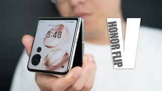 Honor Magic V Flip Full Review The First Honor Flip Has a 4quot Huge External Screen [upl. by Satsoc]