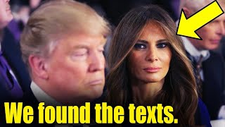 SHOCKING LEAKED MELANIA TRUMP TEXT MESSAGE REVEALED [upl. by Schweitzer735]