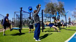 Vanguard University Outdoor Group Functional Fitness Workout [upl. by Keeton]