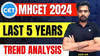 MHCET  LAST 5 Year TREND ANALYSIS  MHCET 2024 Preparation  MHCET 2024  Unacademy mhcet [upl. by Mariand761]