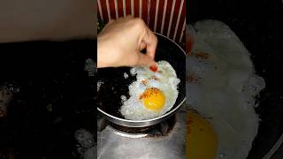 Half fry omelette shortvideo egg recipe viralvideo shortvideo shorts [upl. by Eirelam]