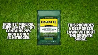 How to Make Your Grass Greener with Ironite Mineral SupplementII 101 [upl. by Nomyt]