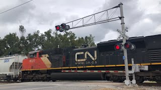 CN L518 passes through Garyville LA [upl. by Ilsel]