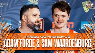 Press conference with Adam Forde amp Sam Waardenburg 2102024 [upl. by Langdon733]