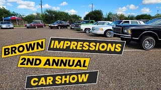 Brown Impressions 2nd Annual Car Show down in Harlingen Texas [upl. by Litton]