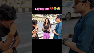 Loyalty test prank gone wrong 💔😭😭 loyaltytest heartbroken emotional mruddin [upl. by Niatirb338]