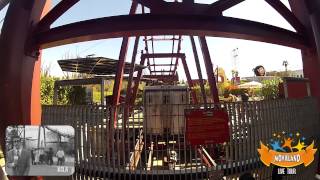 Hollywood Tower POV 2015  Movieland Park VR Italy [upl. by Earehs996]