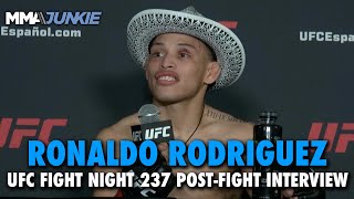 Ronaldo Rodriguez Vows to Become UFC Champion After Dream Debut  UFC Fight Night 237 [upl. by Esmaria]