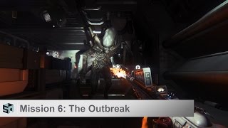 Alien Isolation Walkthrough  Mission 6  The Outbreak [upl. by Keverian]