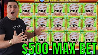 500 Max Bet LANDS On EPIC JACKPOT On Mu Mommy Slot [upl. by Fortune595]