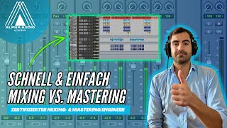 Mixing vs Mastering erklärt  Praxisbeispiel [upl. by Eilojne530]