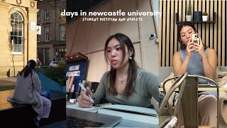 days in newcastle university as a student dietitian and athlete  workshops badminton amp concerts [upl. by Neva]