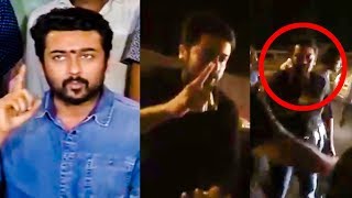 VIDEO FOOTAGE SURIYA Blasts for Rash BIKE Riding  Suriyas Message to his FANS  TSK TN732 [upl. by Sainana]