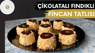 Çikolatalı Fındıklı  Fincan Tatlısı  Sütlü Pratik Tatlı Tarifi [upl. by Sicard]